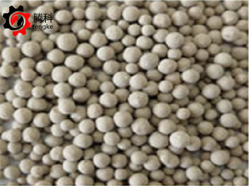 圓盤造粒機營養土膨潤土制粒圓球顆粒成品案例